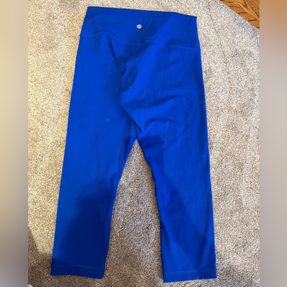 Lululemon Athletica Royal Blue work out leggings